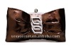 Big bow brown leather fashion evening bag 063