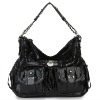 Big designer black handbag (867)