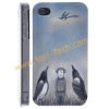 Bird and People Looking at The Sky Design Plastic Hard Cover Case for Apple iphone 4s
