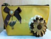 Bird & flower handmade cosmetic bag, wallets, purses