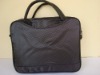 Black 12" Nylon Notebook Laptop Case HandBag With Belt