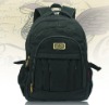 Black 17.5 inch Laptop canvas backpack