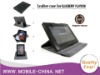 Black 360 Rotating Leather Case For BLACK-BERRY PLAYBOOK