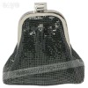 Black Aluminum evening handbag WI-0792