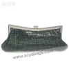 Black Aluminum evening handbag WI-0800