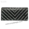 Black Aluminum evening handbag WI-0853