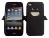 Black Angel Silicon Silicone case For iphone 4g