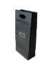 Black Bottle Paper Shopping Bag