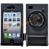 Black Camera Pattern Hard Protect Cover Shell With a Stander For iPhone 4