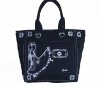 Black Canvas Handbag