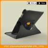 Black Case for ipad 2,Leather Case for ipad2,360 swivel/rotating case for ipad 2,sleep and wake up function,OEM