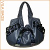 Black Classic Satchel Lady Handbag