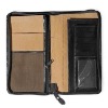 Black Color Travel Wallet with zip closure