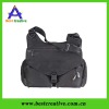 Black  Compartment Shoulder Messenger Bag