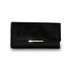 Black Embossed Leather wallet,purse,moeny clip