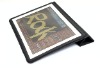 Black Fashionable ultra slim leather case for ipad 2