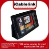 Black For Amazon Kindle Fire 7 Inch Tablet PU Leather Folio Stand Case Cover