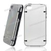 Black Frame Transparent Back Cover for iPhone 4S/ iPhone 4