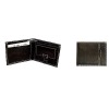 Black Gents Wallet with Coin Pouch