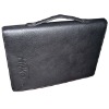 Black Genuine leather Brief case