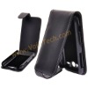 Black High Quality Flip Genuine Leather Protector Case Cover For HTC Wildfire G8