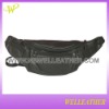 Black Lambskin Leather Waist Bag