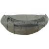 Black Lambskin Leather waist bag