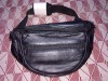 Black Leather Belt Pouch