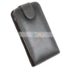 Black Leather Case For Samsung Galaxy i9000