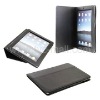 Black Leather Flip Sleeve Case Cover with Holder for iPad 2