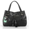 Black Leather Ladies Purse