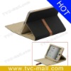 Black Leather Stand Case for iPad 2 with Belt Buckle