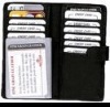 Black Leather Traval card holder