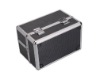 Black Lockable Handle Aluminum Cosmetic Makeup Case