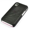 Black Mesh Skin Hard Back Case Cover For Samsung S5230