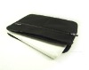 Black Neoprene Laptop Sleeve Cases with front Pockets