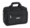 Black Nylon Men Business Computer Tote Bag 12"