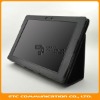 Black PU Leather Case for Asus Eee Pad Transformer TF101,For Asus EeePad TF101 Leather Case,Stand,Factory sales directly,OEM