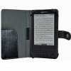 Black PU Leather Cover Case for amazon Kindle 3 eBook Reader
