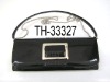 Black PU-case evening bag