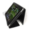 Black PU leather flip-in design folio for ipad cover