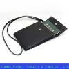 Black PVC Passport bag with good quality