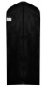 Black Polypropylene Breathable Dress Garment Bag