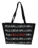 Black Promotional shopping bag