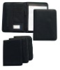 Black Pu A4 Folder
