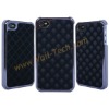 Black Rhombus Hard Cover Case Plastic Protector For iPhone 4 4S
