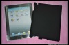 Black Rubberized Hard Back Cover Case for Apple New iPad