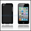 Black Rubberized Hard Case for iTouch 4