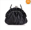 Black Satin Evening/Wedding Mini Clutch