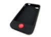 Black Silicone Case for iPhone 4G
